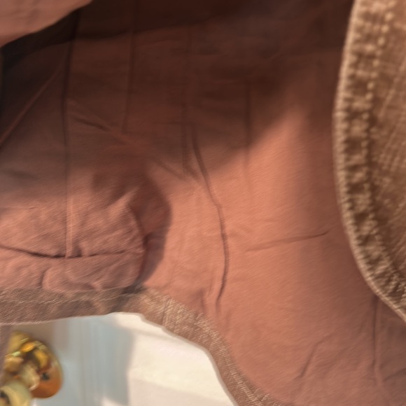 NWT FDJ FRENCH DRESSING DENIM JACKET IN LIGHT BURGUNDY COLOUR IN SIZE LARGE - Picture 7 of 7